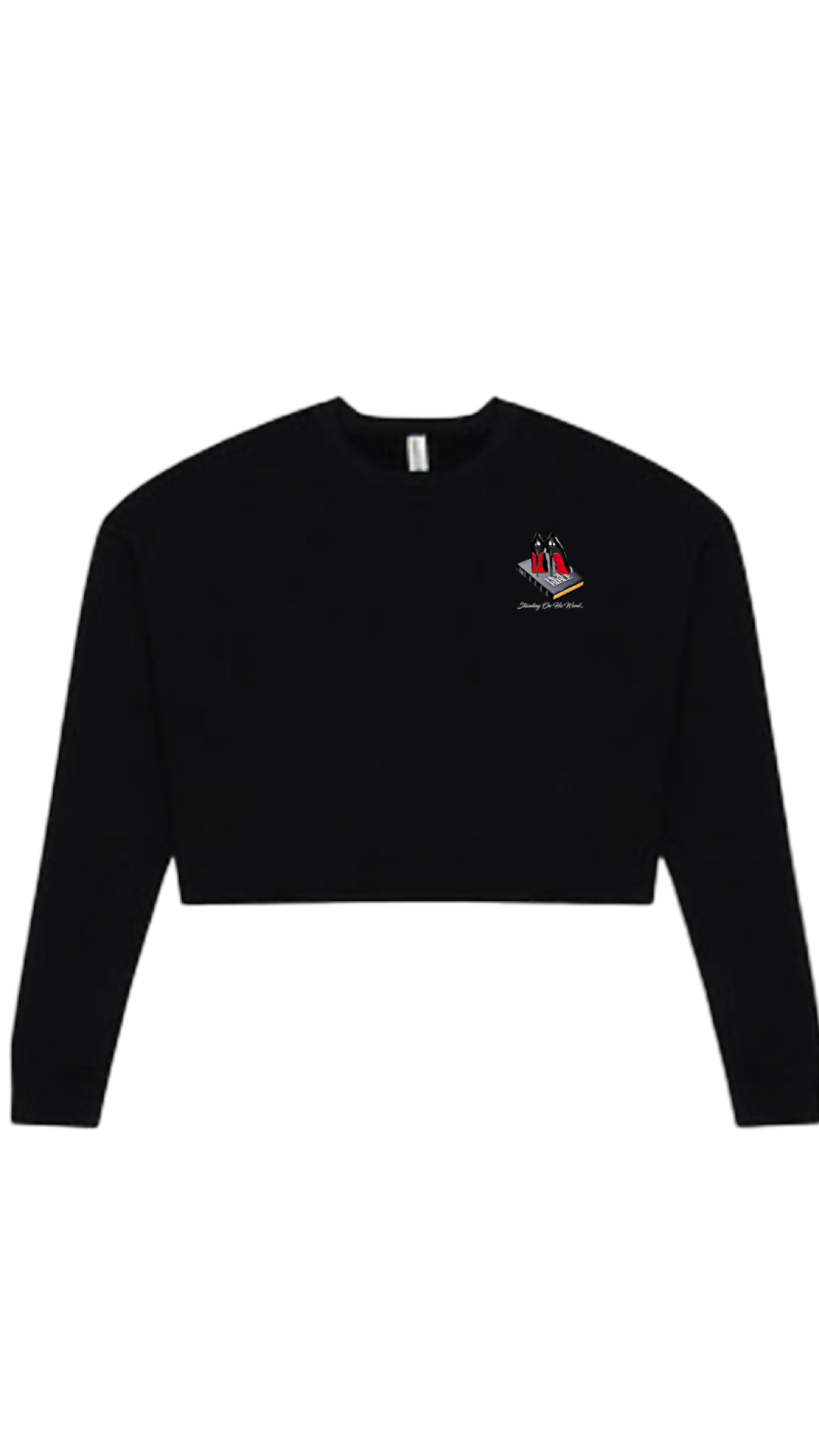 Standing On His Word™️ Crop Hoodie