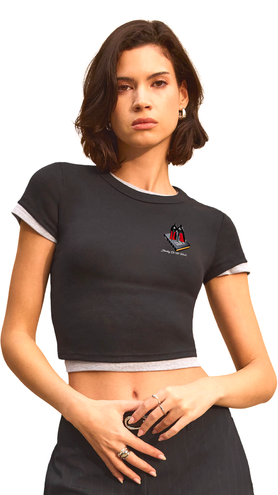 Standing On His Word™️ Crop Tee