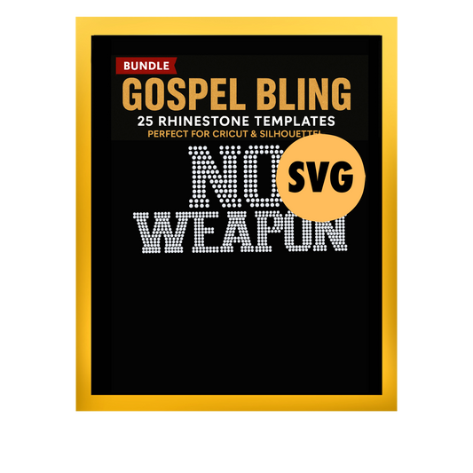 NO WEAPON FORMED DXF, EPS, SVG, & PNG FILES