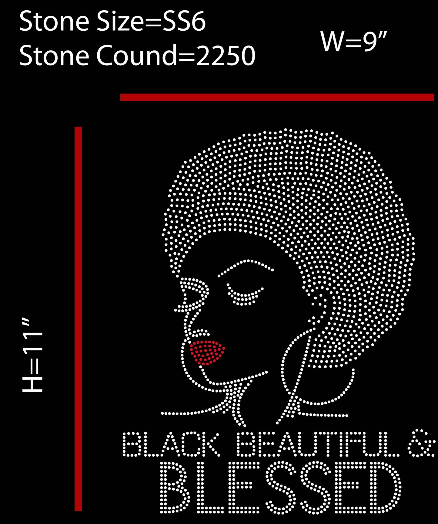 Black Beautiful & Blessed (Design #02)