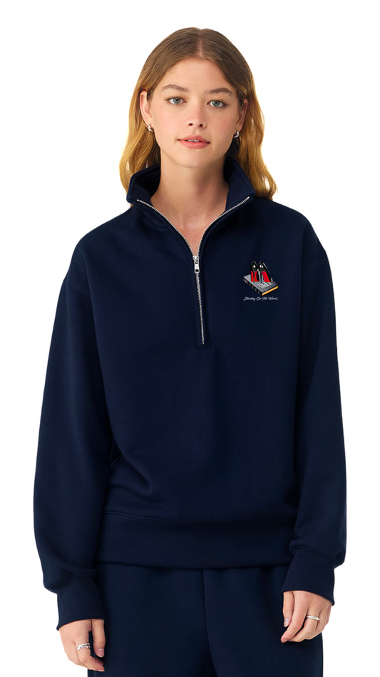 Standing On His Word™️ Navy Fleece Hoodie