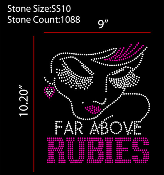 FAR ABOVE RUBIES DXF, EPS, SVG, & PNG FILES
