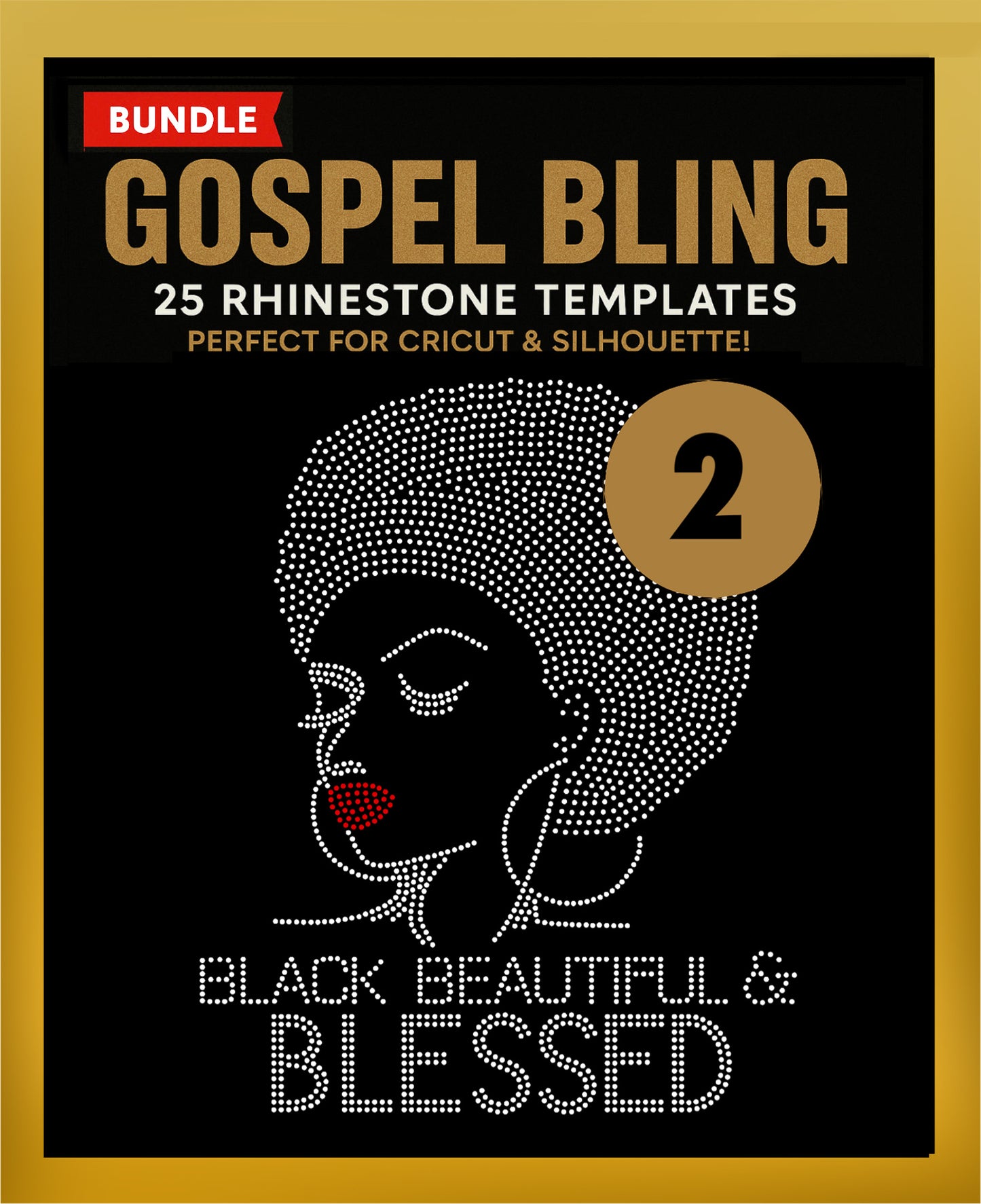 Black Beautiful & Blessed  (Design #02)