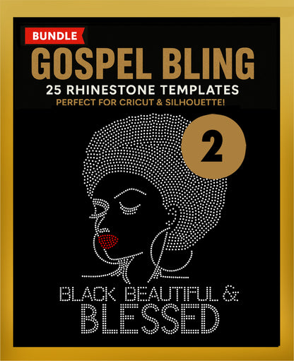 Black Beautiful & Blessed  (Design #02)