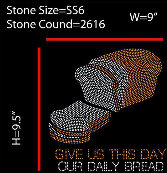 DAILY BREAD DXF, EPS, SVG, & PNG FILES