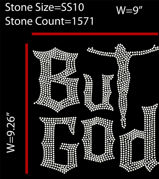 BUT GOD DXF, EPS, SVG, & PNG FILES