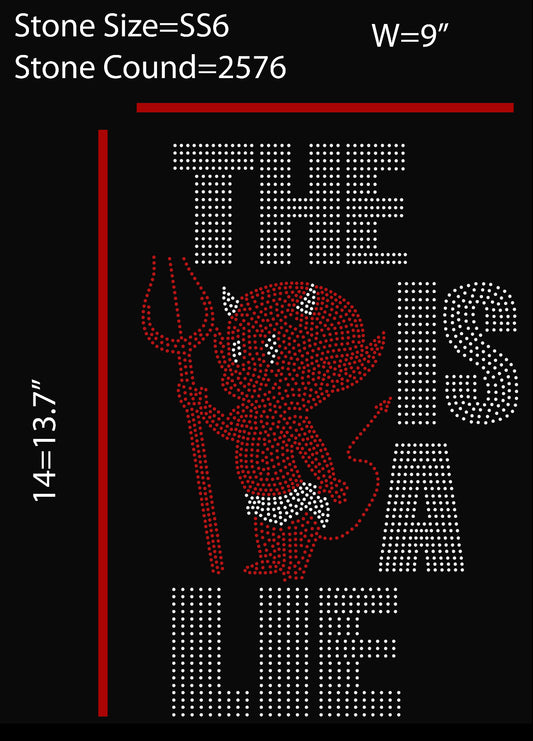 THE DEVIL IS A LIE DXF, EPS, SVG, & PNG FILES